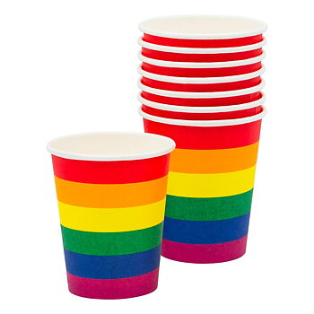 Pride pappersmuggar 8-pack 