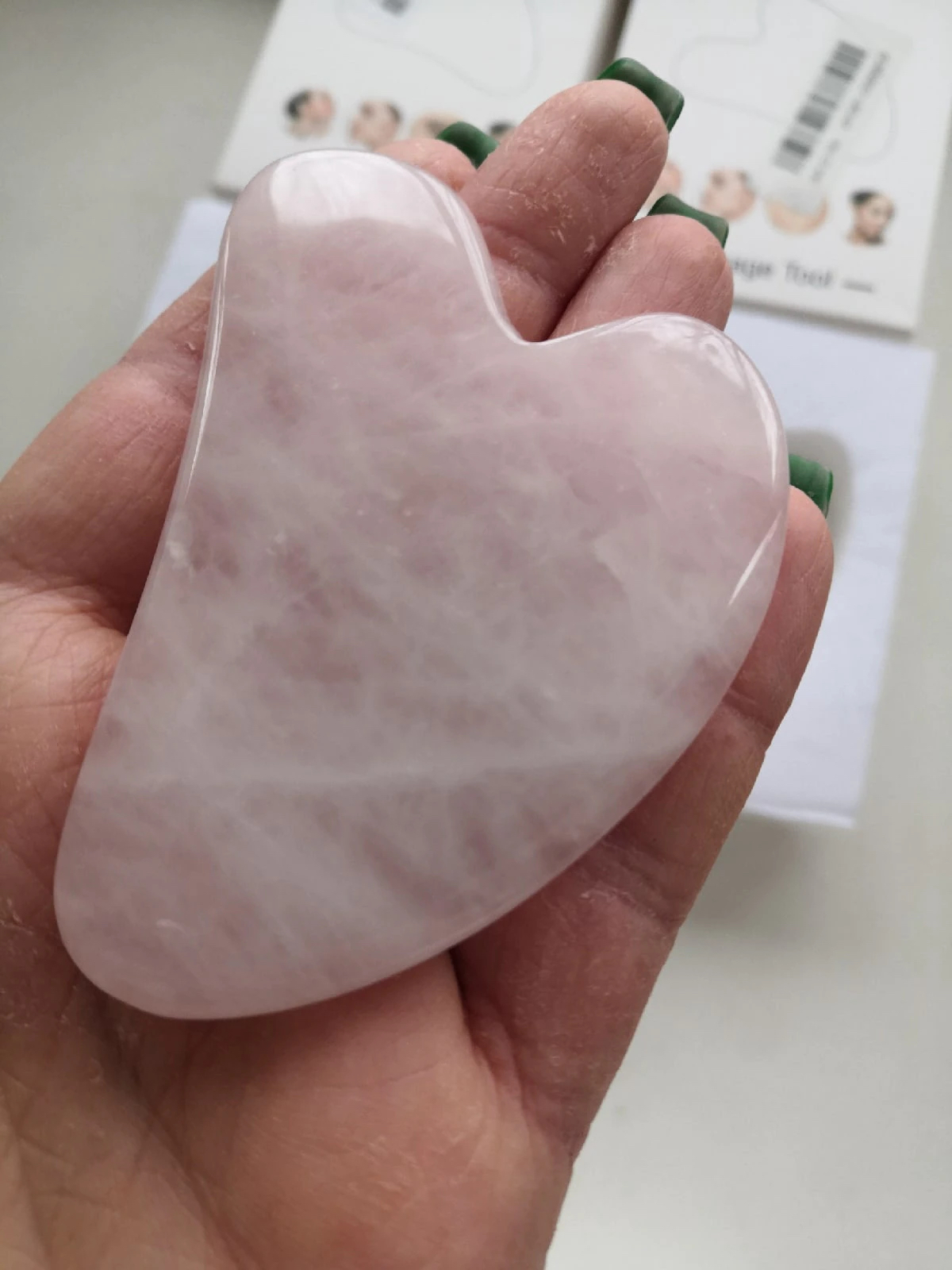  Gua Sha of Rose Quartz - 3