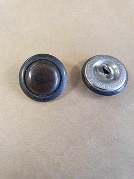 231-80-30 19 mm metallknapp i oxid