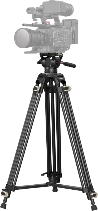 SMALLRIG 3751 Video Tripod Heavy-Duty with Fluid Head AD-01 - 2