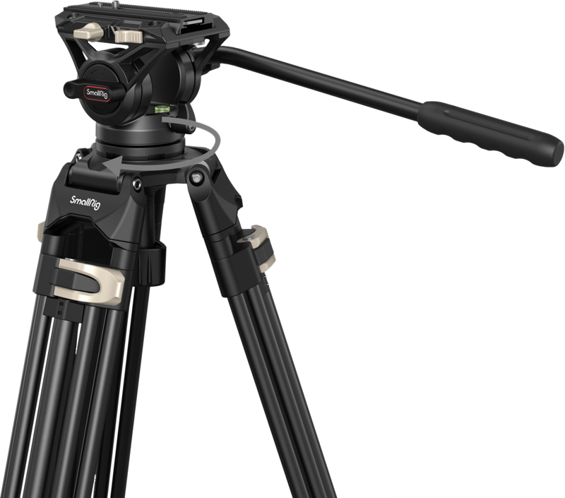 SMALLRIG 3751 Video Tripod Heavy-Duty with Fluid Head AD-01 - 7