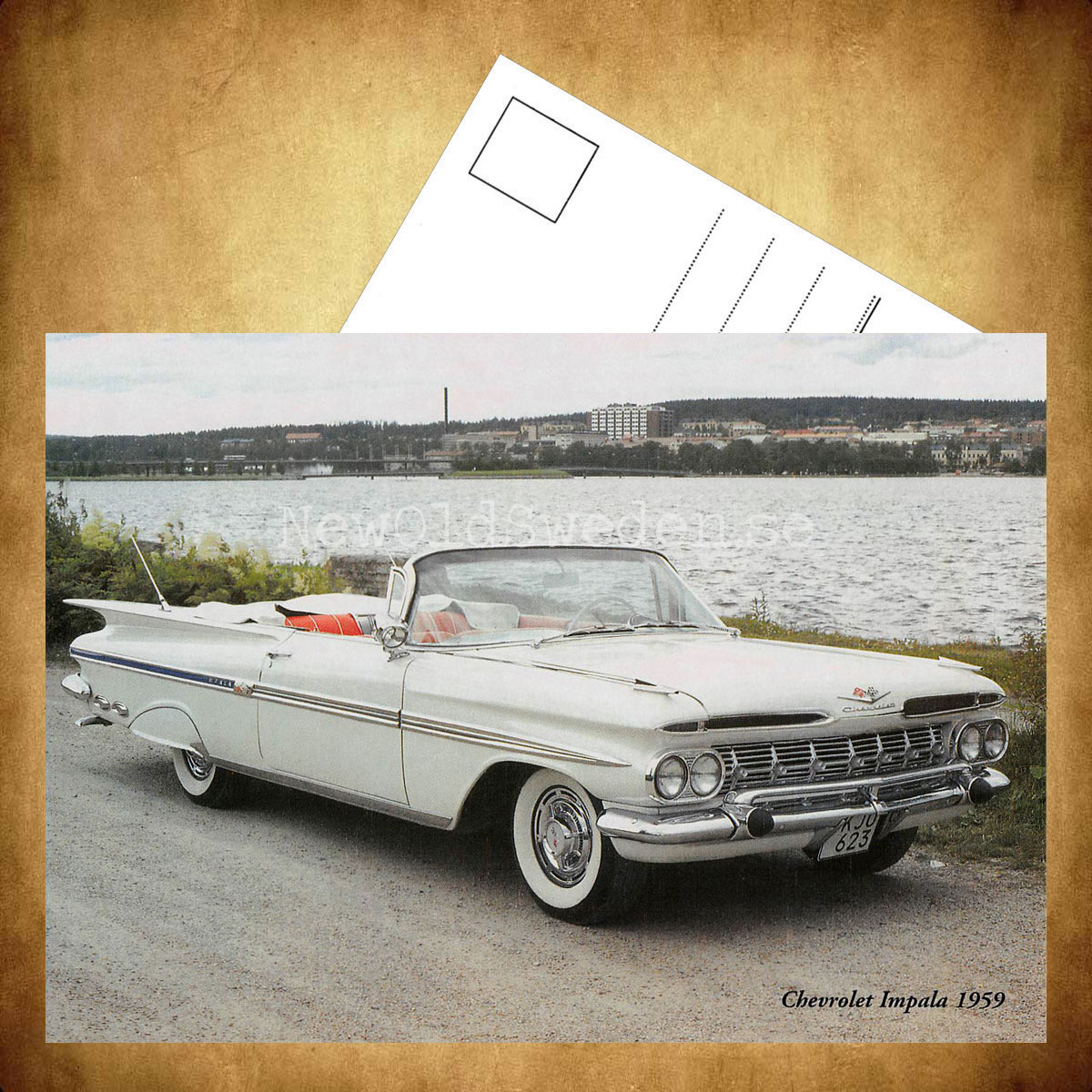 Chevrolet Impala 1959 - Vykort A5 - 3
