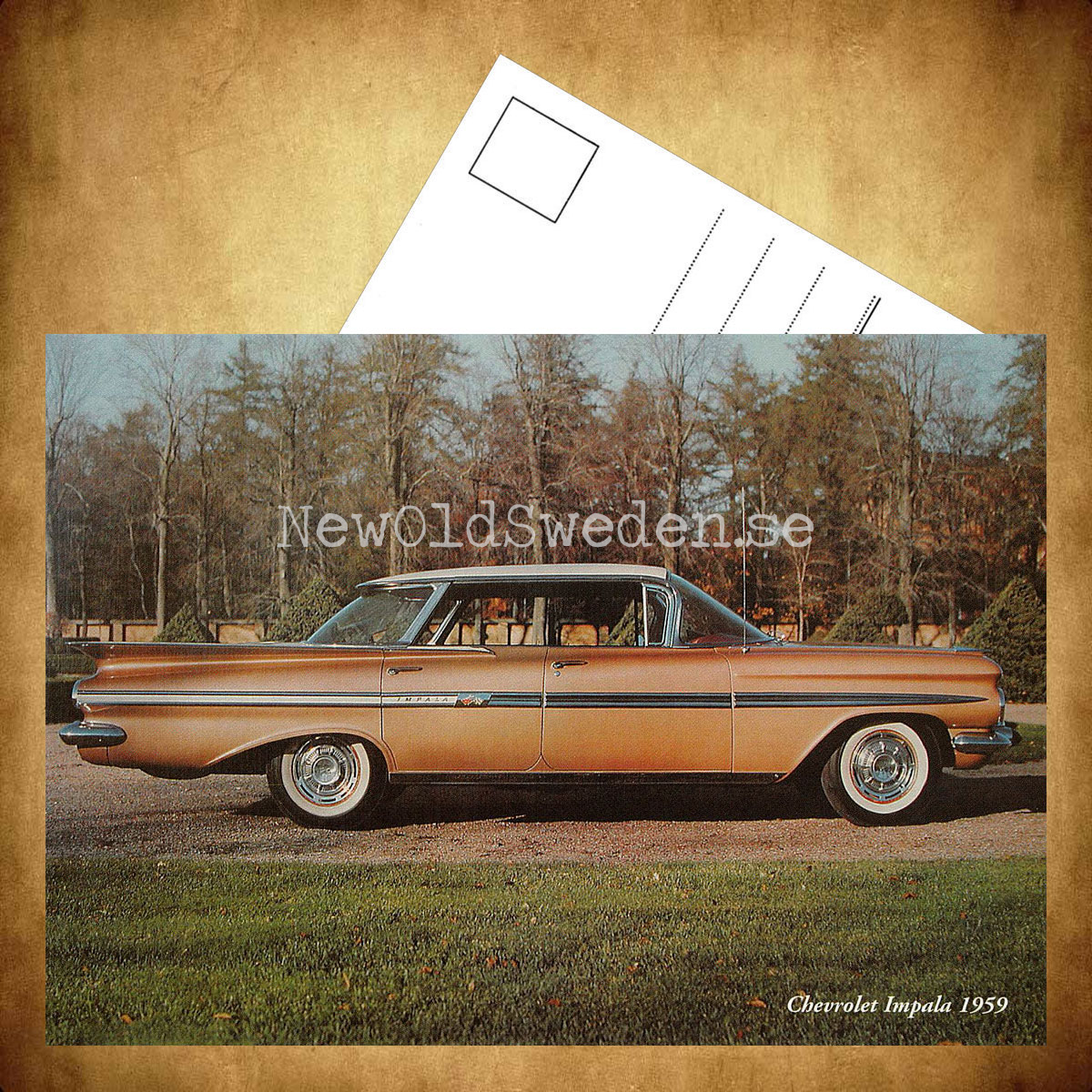 Chevrolet Impala 1959 - Vykort A5 - 3