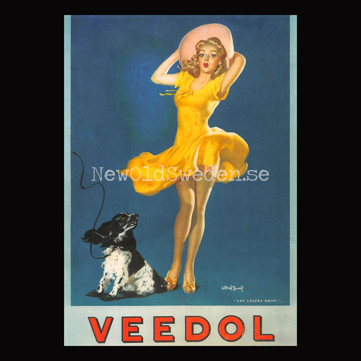VEEDOL OIL Girl - Vykort A5