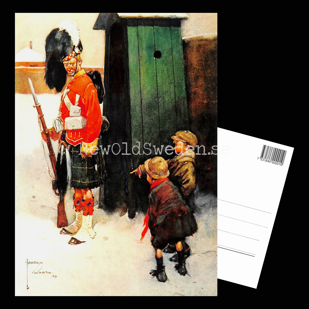 Vakten - Jawson Wood 1878 - 1957 - Vykort A5 - 3