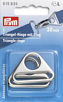 TRIANGEL RING 30 MM - SILVER