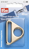 TRIANGEL RING 40 MM - GOLD