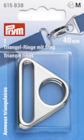TRIANGEL RING 40 MM - SILVER
