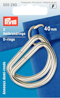 D-RING 40 MM - SILVER