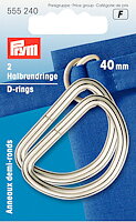 D-RING 40 MM - SILVER