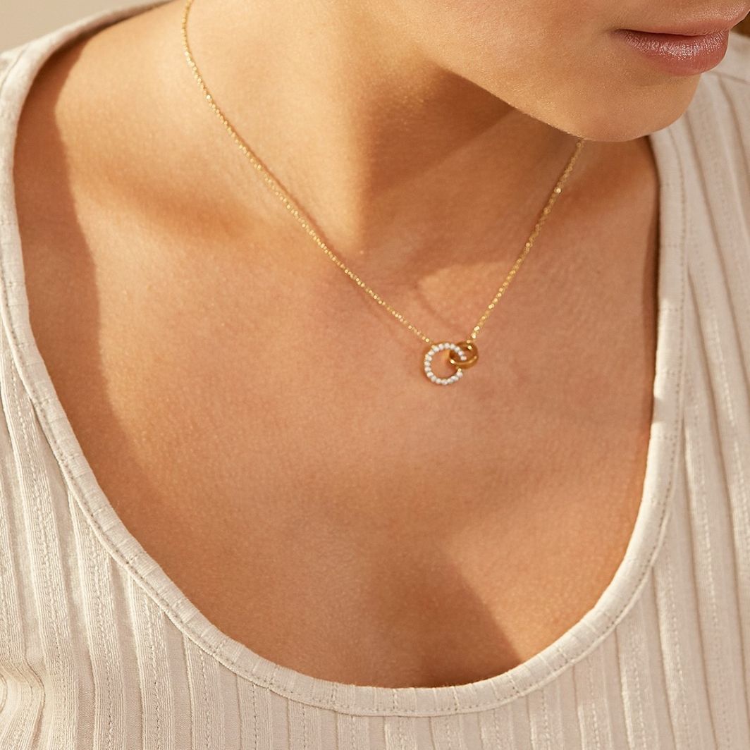 ETERNAL ORBIT NECKLACE - GOLD - 2