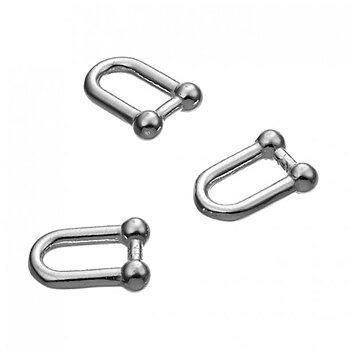 Sterling Silver Shackles 12.5mm