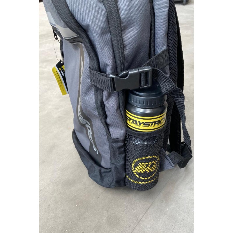 Stay Strong Chevron Backpack Grey/Black - 2