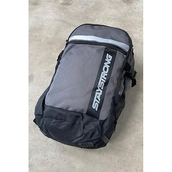 Stay Strong Chevron Backpack Grey/Black