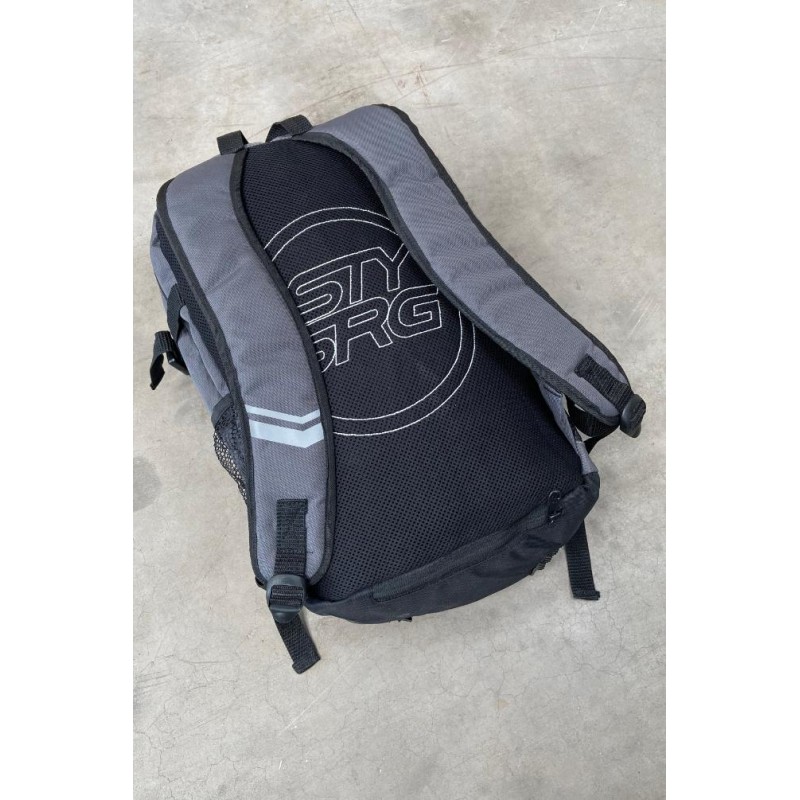 Stay Strong Chevron Backpack Grey/Black - 4
