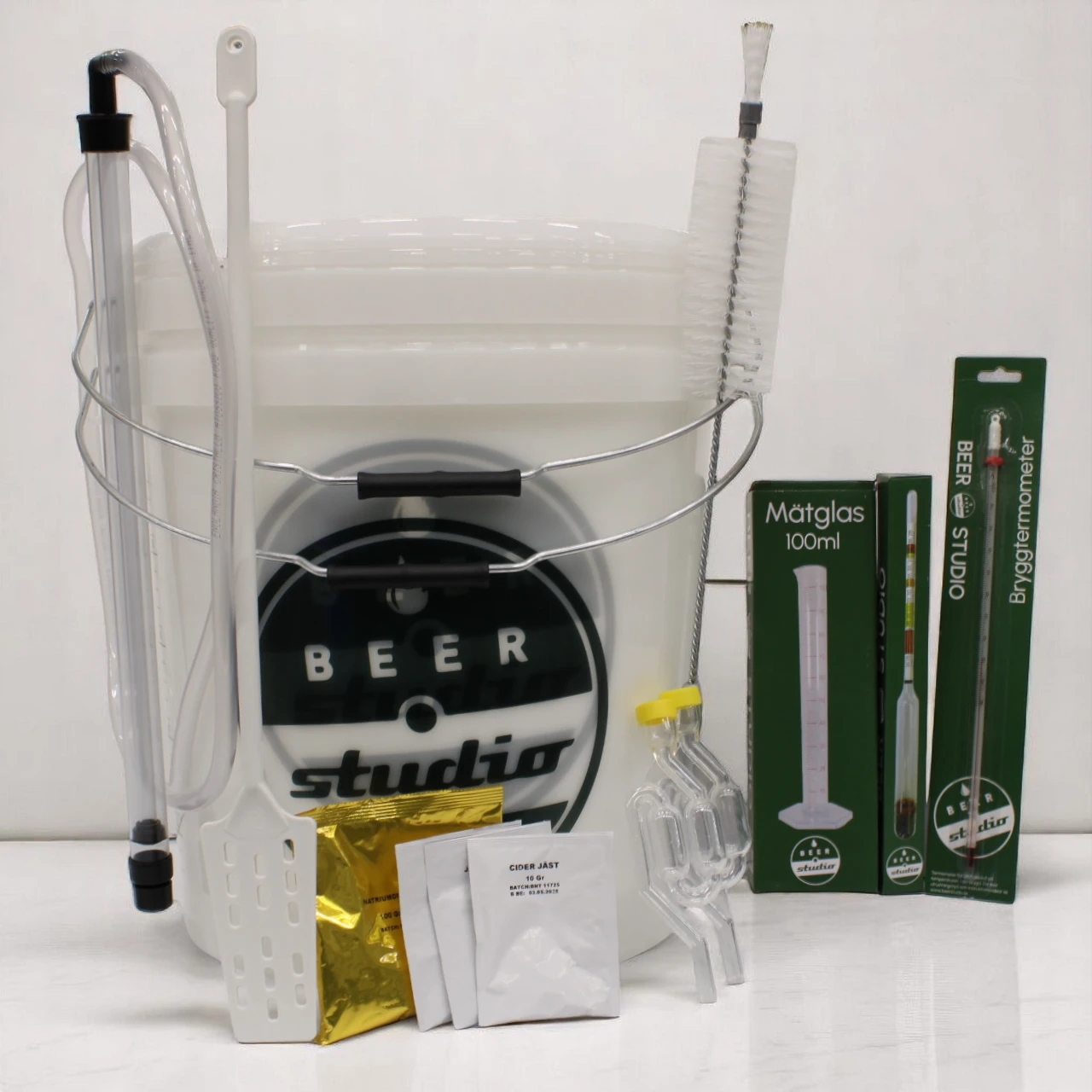 Cider-Starterset deluxe. Beinhaltet Hefe und Rezept.