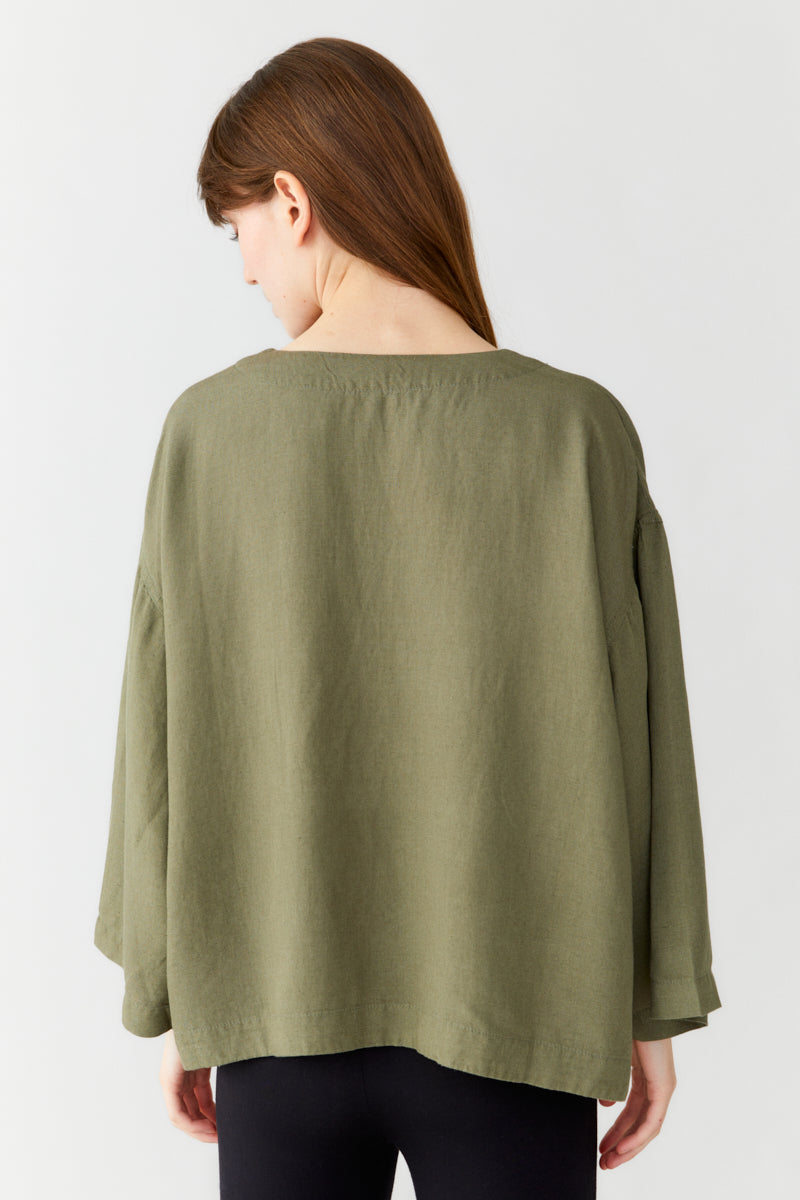 ANGIE BLOUSE - KHAKI - MOVESGOOD - 2