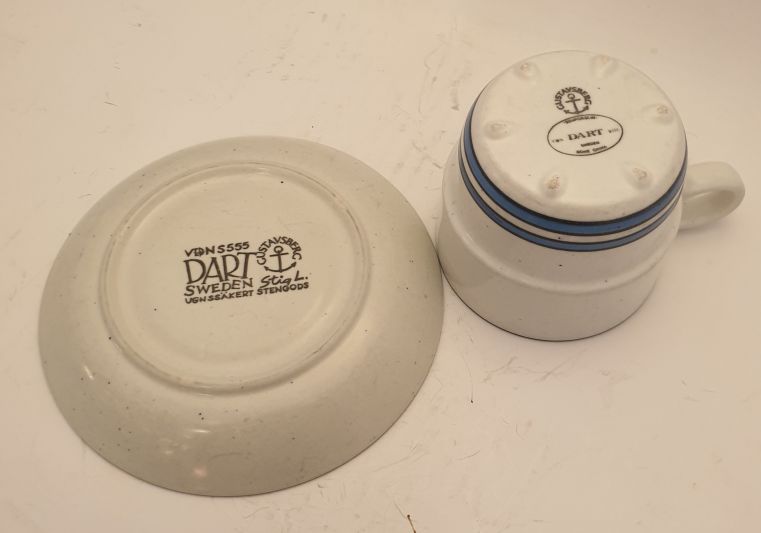 Dart coffee cup and saucer - 3