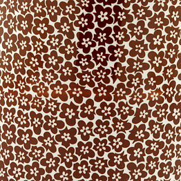 Peter Winquist (Faenza 1970) Pitcher with Brown Flower Patterns 19/16 cm