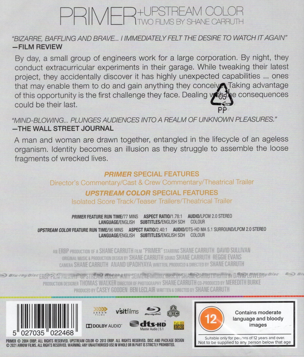 Primer / Upstream Colours (ej svensk text) (Bluray) Kvarnvideo.se