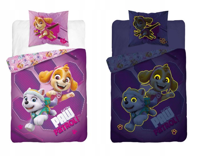 Paw Patrol Bäddset GLOW IN THE DARK - 4
