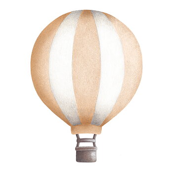 Persiko Randig Vintage Luftballong