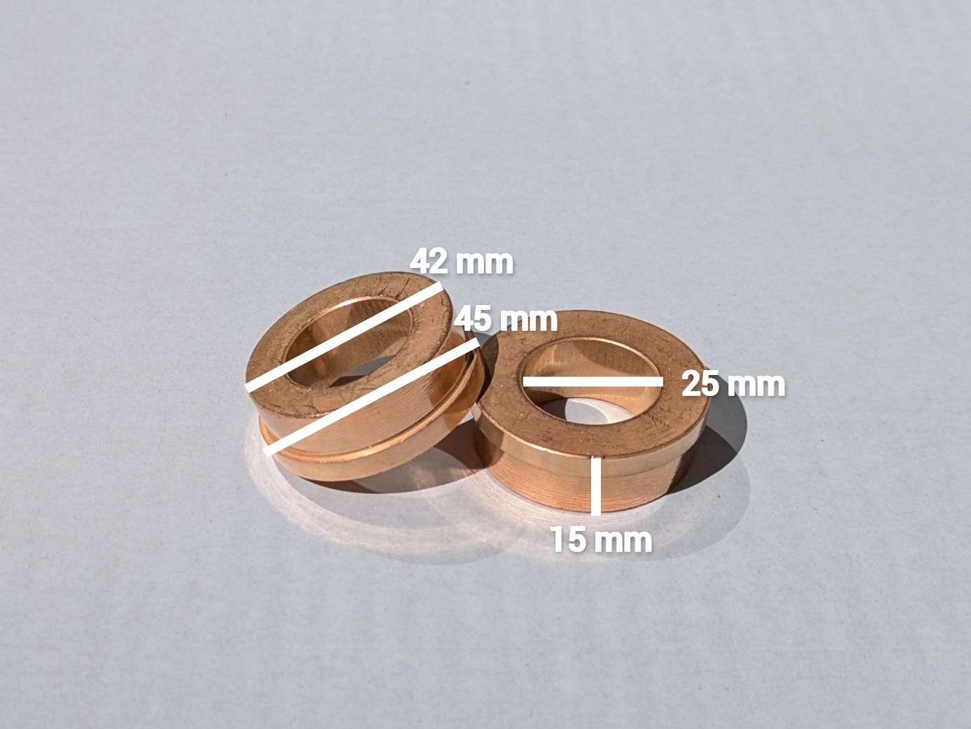 Body-Solid Bronze Oil Lite Bushing 45mm OD/25mm ID (8520004) (Pris/st) - 4