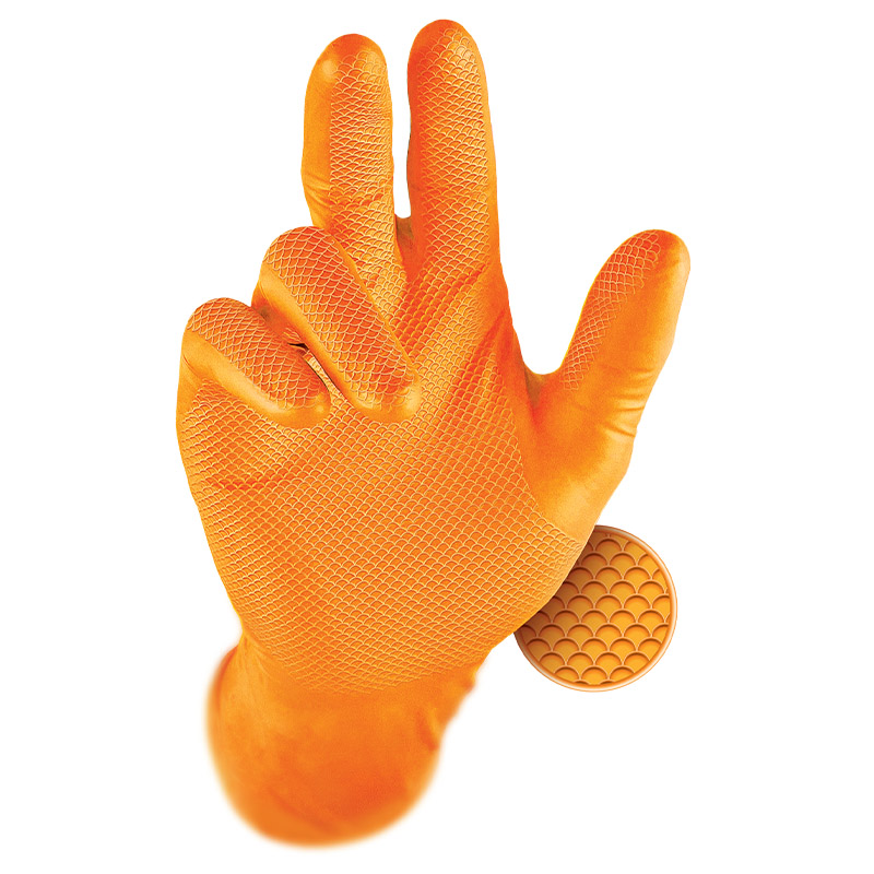 Grippaz Handskar Orange Storlek M - 2