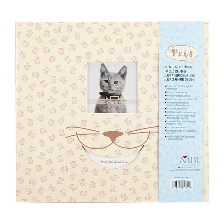 MBI 12x12 Pet Post Bound Album - Cat