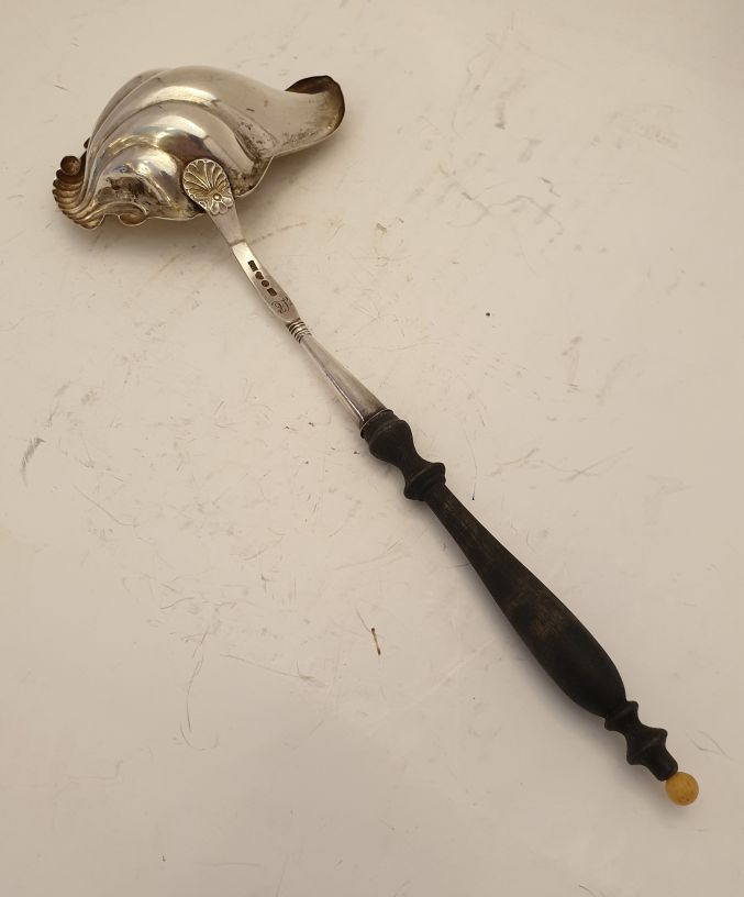 Vadstena Frans Holm 1862, såssked silver - 2