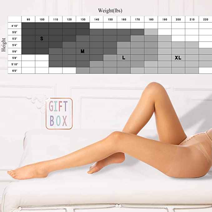 Pantyhose for Women - High Waist - 3-pack - 2