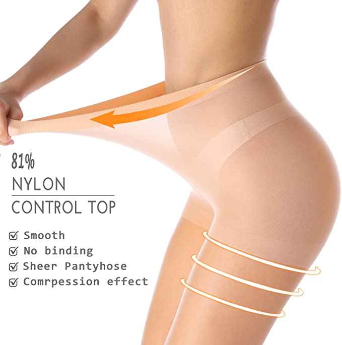 Pantyhose for Women - High Waist - 3-pack - 3