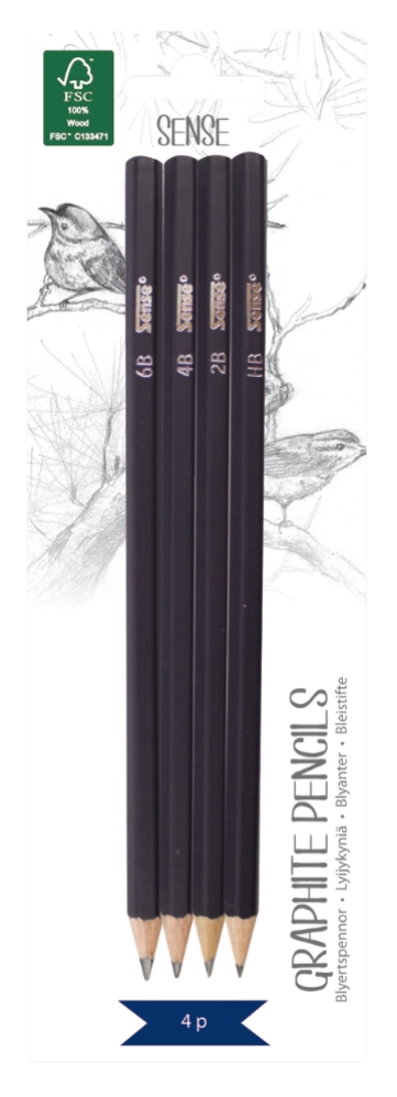 Sense Skisspennor 4-Pack