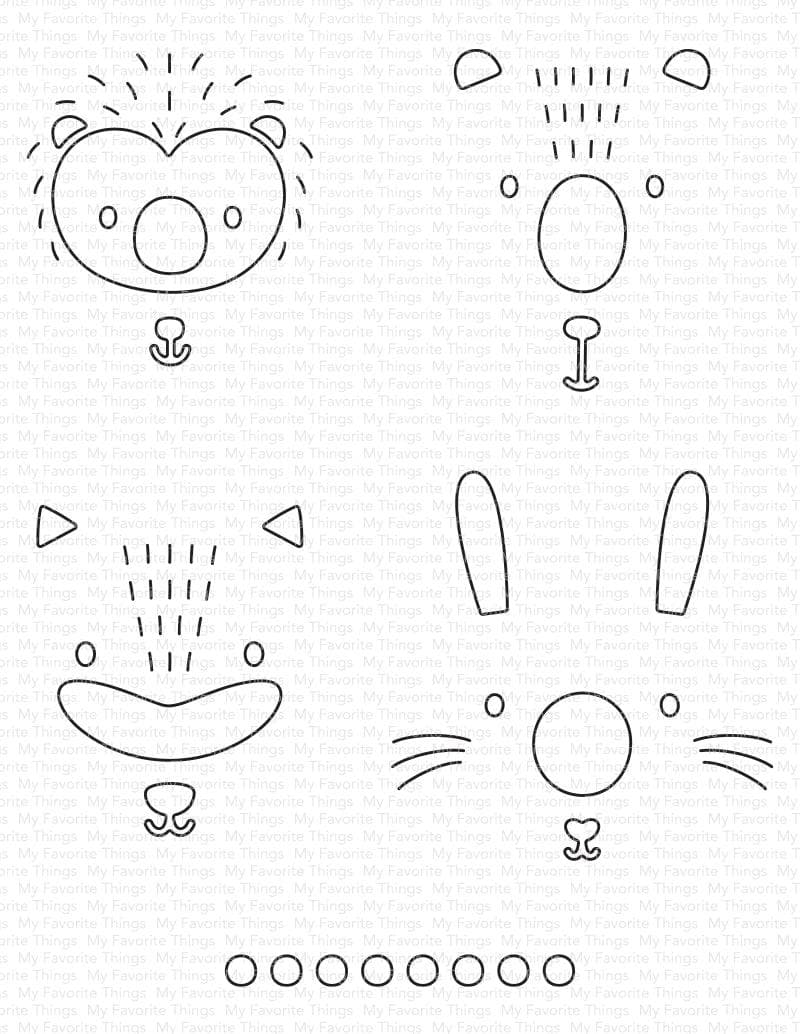 MY FAVORITE THINGS-Friendly Forest Faces Die-namics