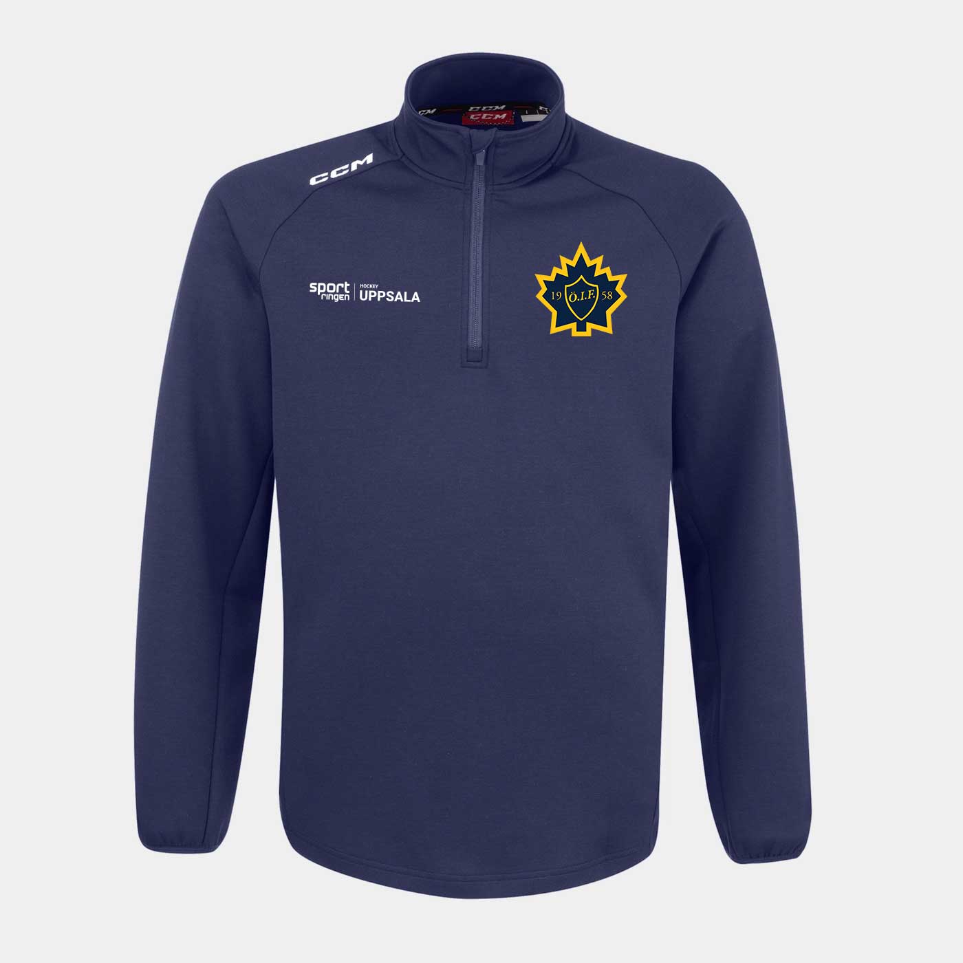 CCM Tröja 1/4-Zip Locker Room jr - 10