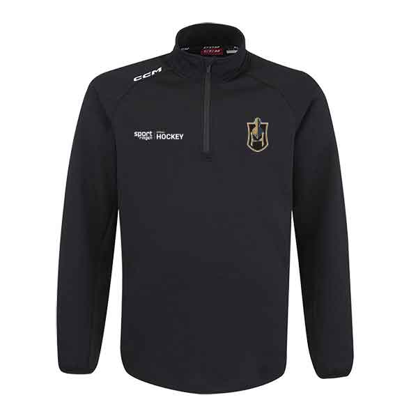 CCM Tröja 1/4-Zip Locker Room jr - 11