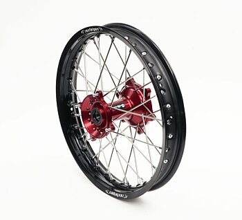 ART Complete Rear Wheel 18x2,15x36T Black Rim/Red Hub Beta 13-20 