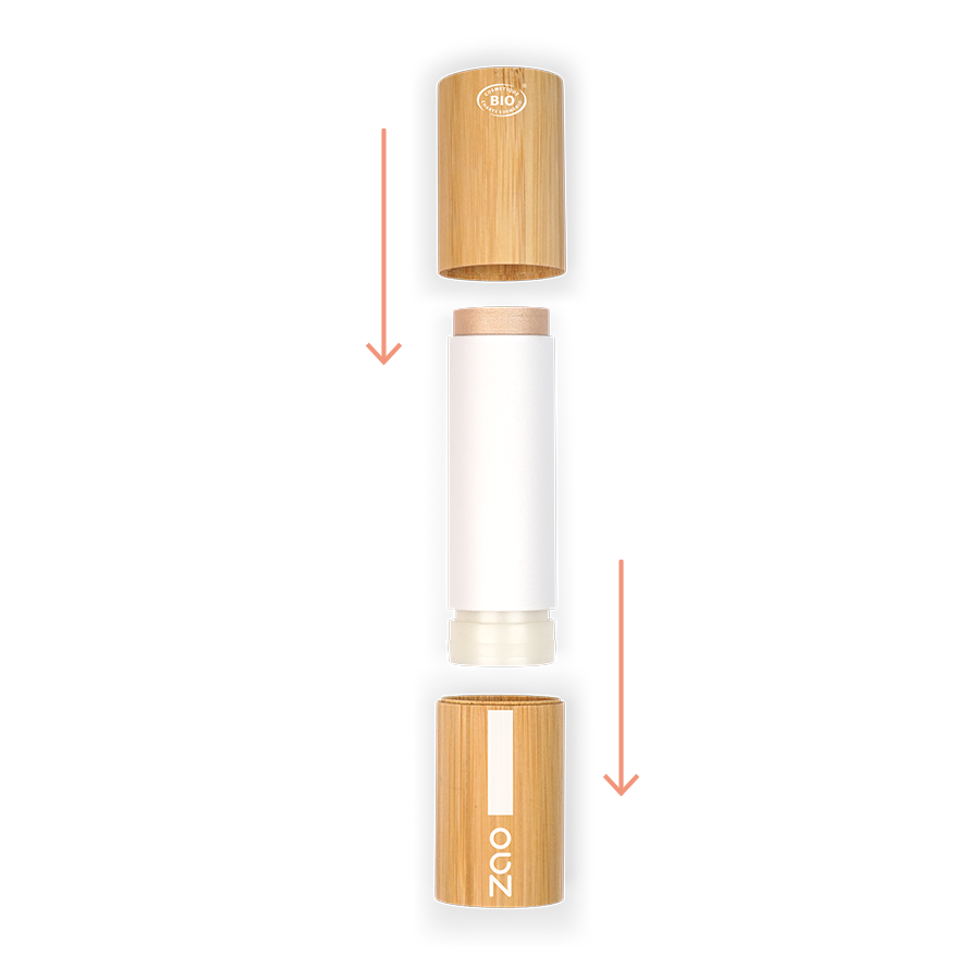 ZAO Shine-up Stick 315 Golden beige | Økologisk krembasert highlighter - 4