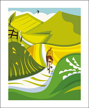 Lost Lanes North, Greeting Card