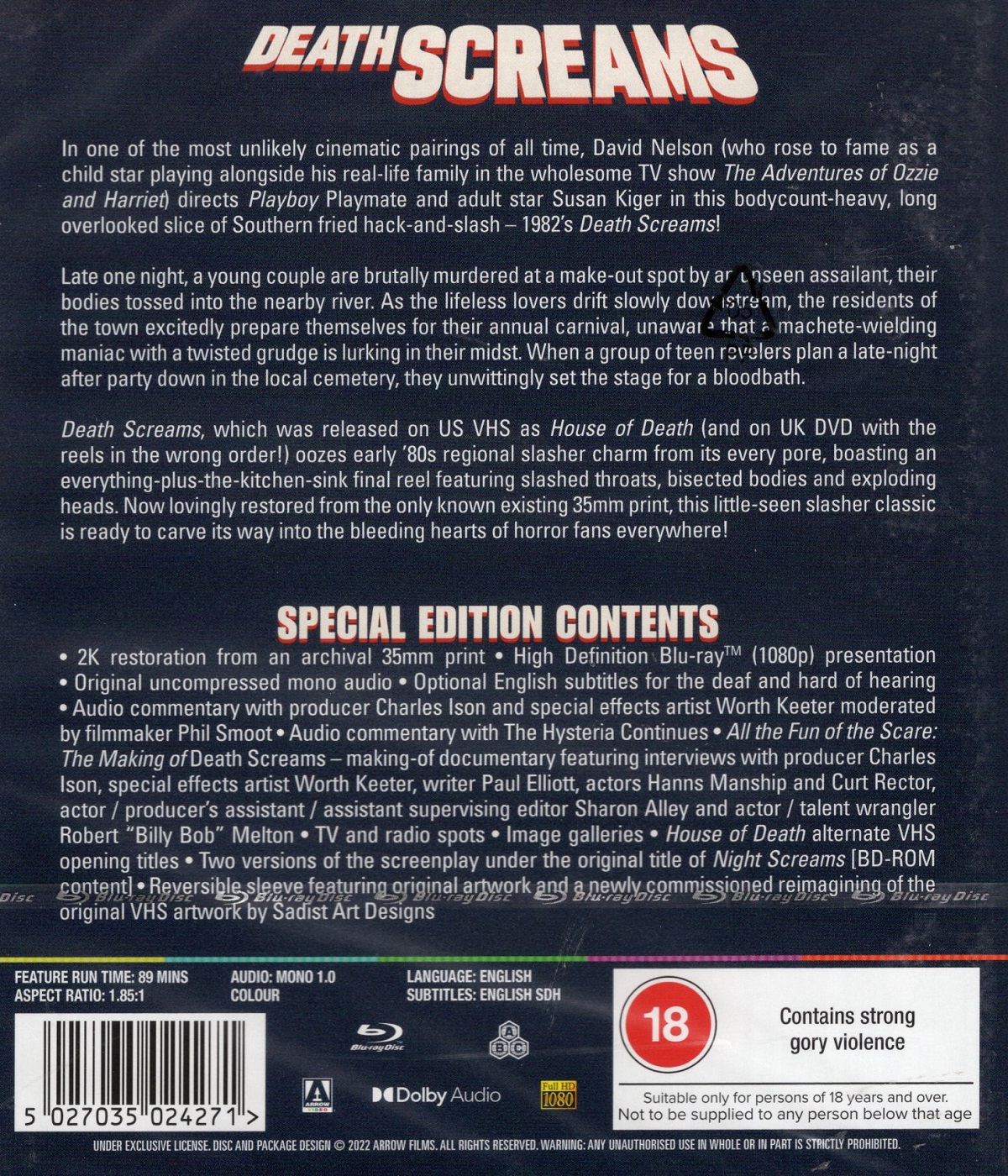 Death Screams (ej svensk text) (Blu-ray) - 2