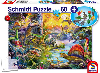 Dinosaurs 60 Bitar Schmidt