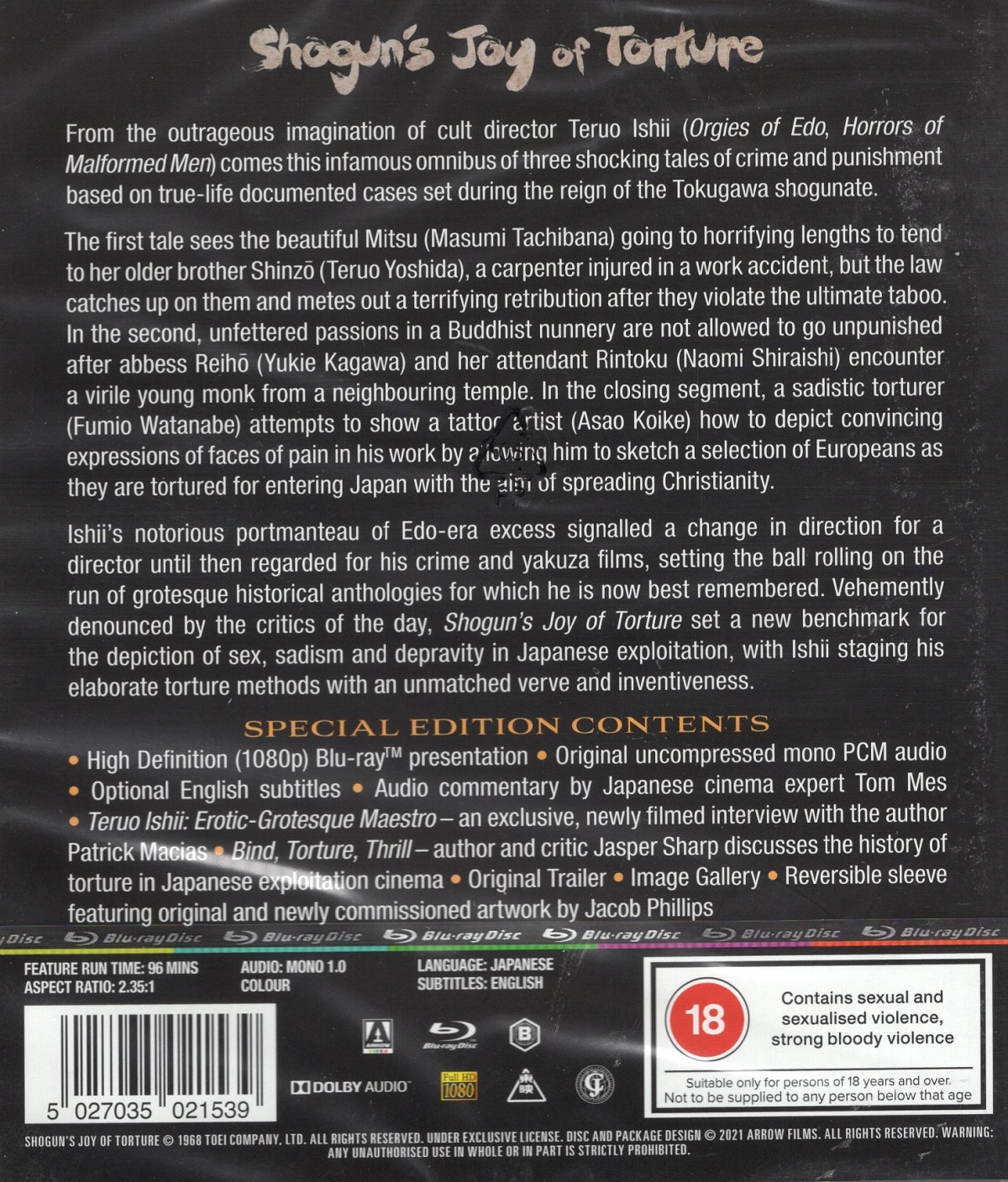 Shogun's Joy of Torture (ej svensk text) (Blu-ray) - 2