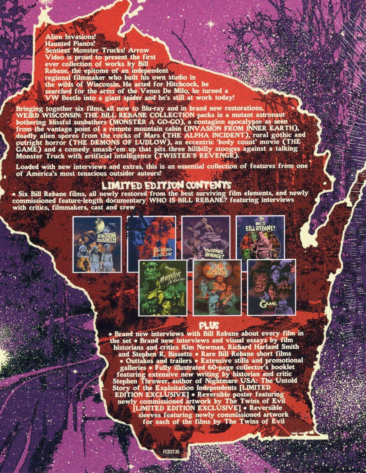 Weird Wisconsin The Bill Rebane Collection (ej svensk text) (Bluray) Kvarnvideo.se