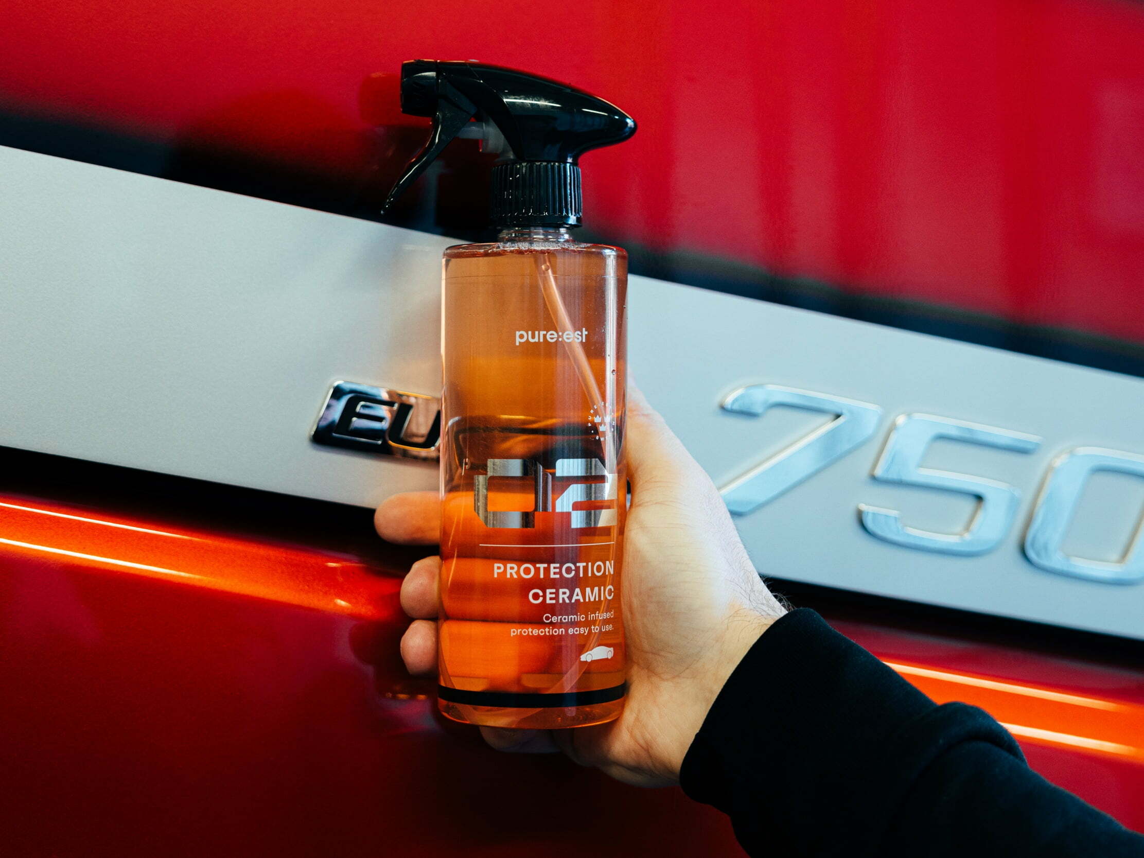 Pure:est P2 Flytande lackskydd spraya på & torka av 500ml - 4