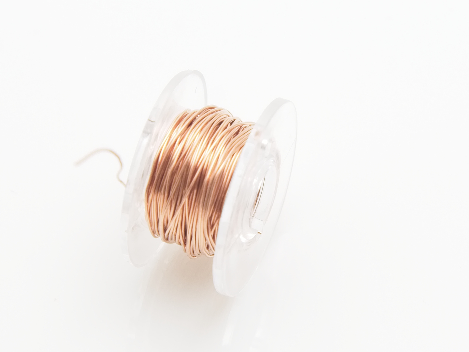 Rund ren kopparwire - 0,3 mm