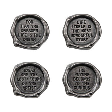 Tim Holtz Idea-Ology Metal Quote Seals