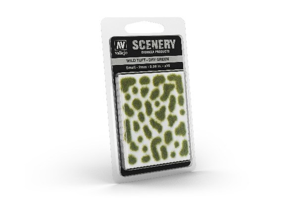 Vallejo Wild tuft - Dry Green 2mm - 2