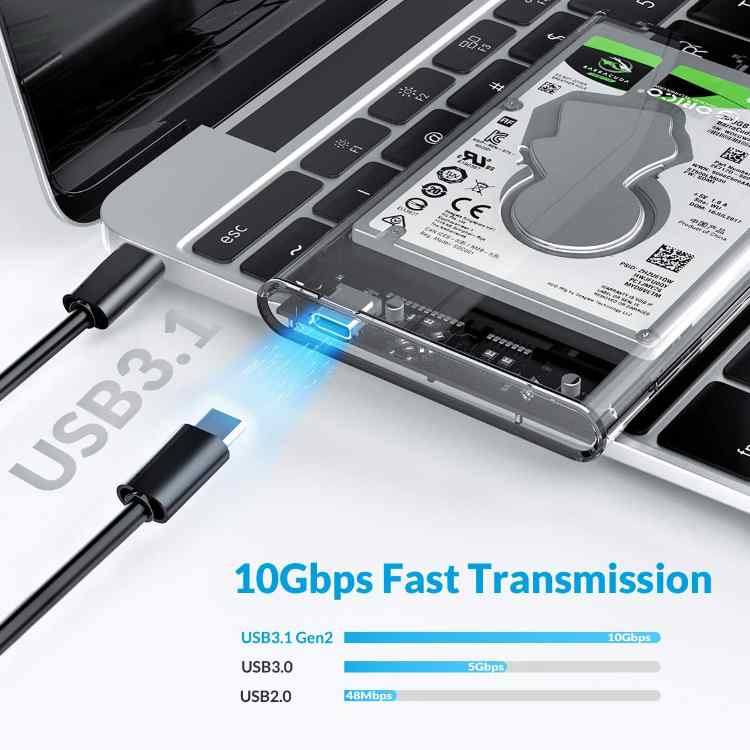 Extern Hårddiskshölje - USB 3.1 / SATA III - 6