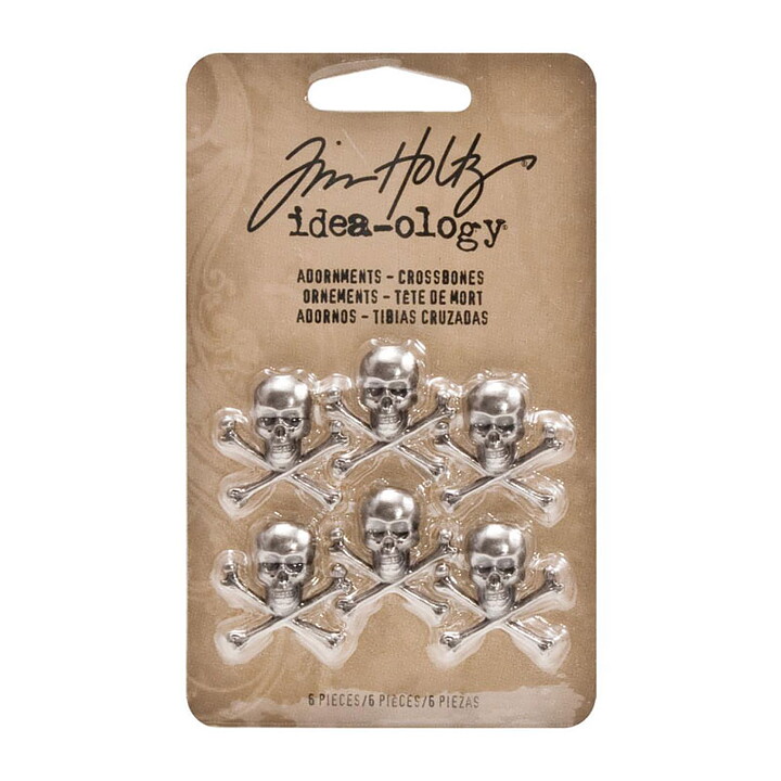 Tim Holtz Idea-Ology Adornments Crossbones