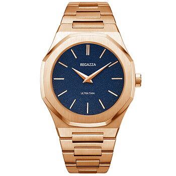 Regazza Ultra Thin Rose Gold Blue